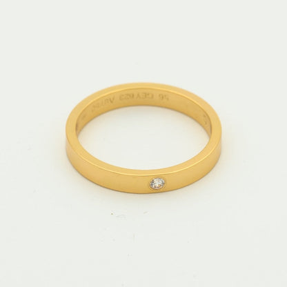 [LUXE] ANILLO DE AMOR 4MM 1 DIAMANTE