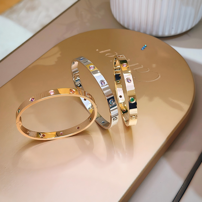 [LUXE]2026 RAINBOW LOVE BRACELET 6.1MM  10 DIAMONDS