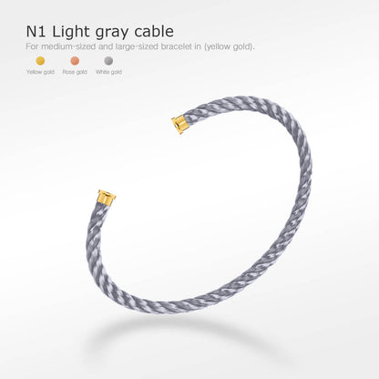 [LUXE]CABLES DE PULSERA SERIE FORCE 50 OPCIONES (SELECCIÓN DIY)
