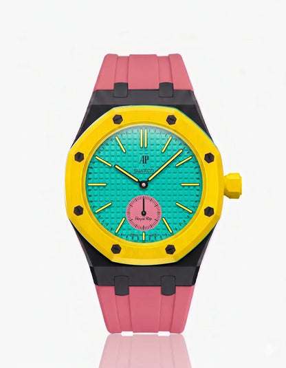Silicone Strap & Case  Royal Pop Otg Roz(Customize  Colors)