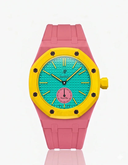 Silicone Strap & Case  Royal Pop Otg Roz(Customize  Colors)