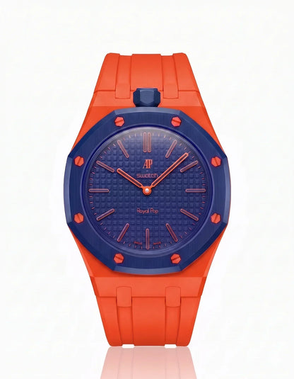 Silicone Strap & Case  Royal Pop Orenji Hachi(Customize  Colors)