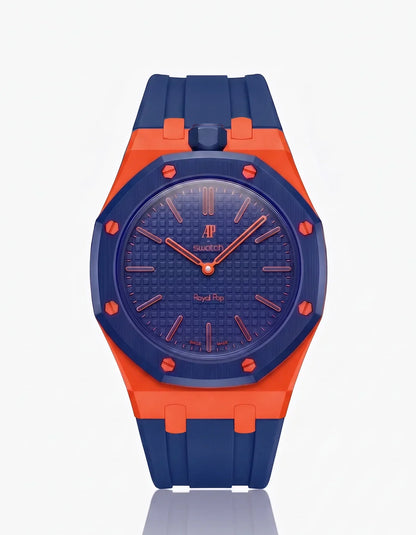 Silicone Strap & Case  Royal Pop Orenji Hachi(Customize  Colors)