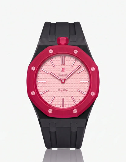 Silicone Strap &  Case  Royal Pop Otto Rosso(Customize  Colors)