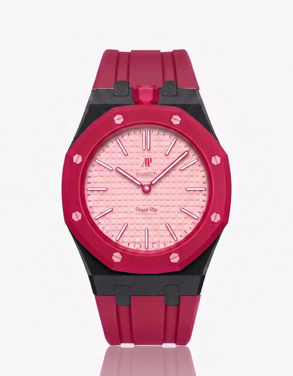 Silicone Strap &  Case  Royal Pop Otto Rosso(Customize  Colors)