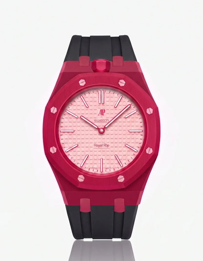 Silicone Strap &  Case  Royal Pop Otto Rosso(Customize  Colors)