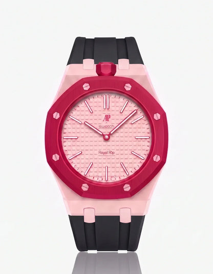 Silicone Strap &  Case  Royal Pop Otto Rosso(Customize  Colors)
