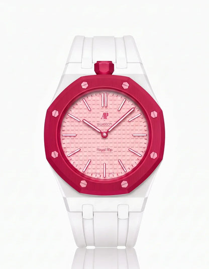 Silicone Strap &  Case  Royal Pop Otto Rosso(Customize  Colors)