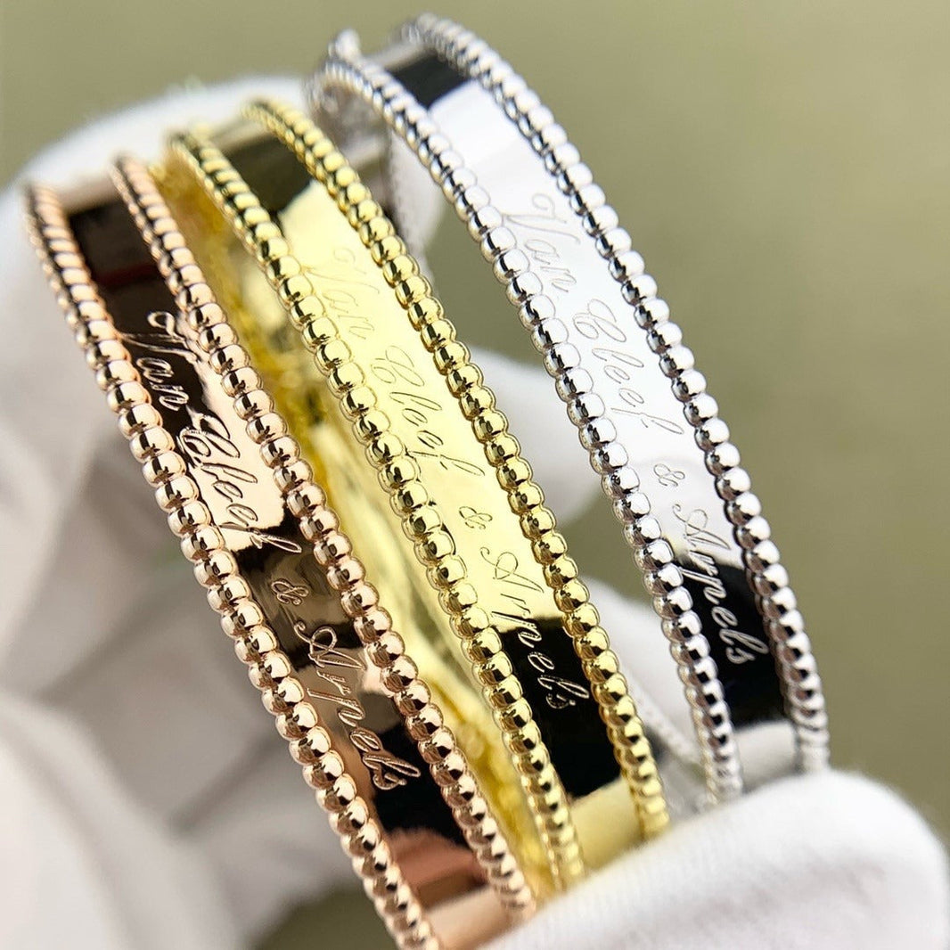 [LUXE]CLOVER PERLEE BRACELET SIGNATURE ENGRAVING SERIES