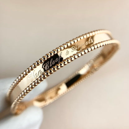 [LUXE]PULSERA DE DIAMANTES PERLEE DE 1 HILERA 