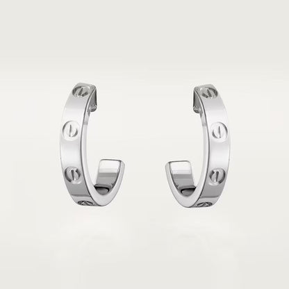 [LUXE] LOVE EARRINGS 2.65 MM NO DIAMOND SMALL