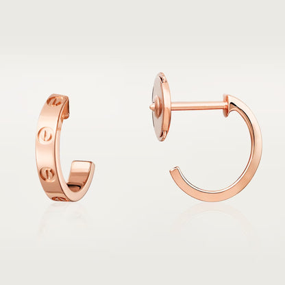 [LUXE] LOVE EARRINGS 2.65 MM NO DIAMOND SMALL