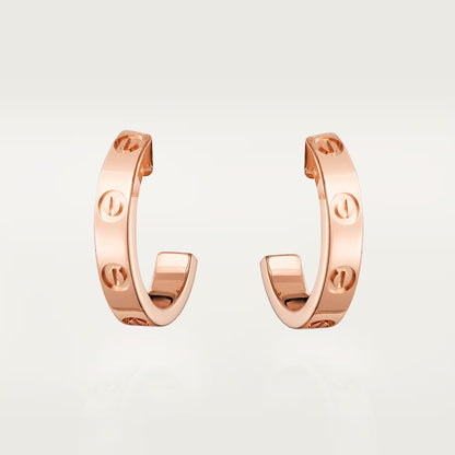 [LUXE] LOVE EARRINGS 2.65 MM NO DIAMOND SMALL