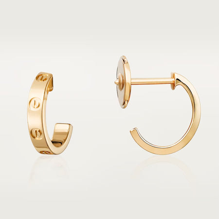 [LUXE] LOVE EARRINGS 2.65 MM NO DIAMOND SMALL