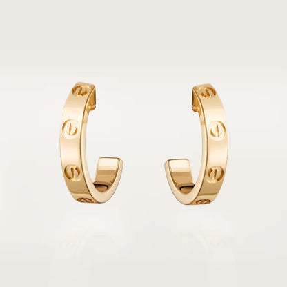 [LUXE] LOVE EARRINGS 2.65 MM NO DIAMOND SMALL