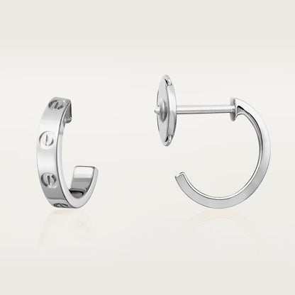 [LUXE] LOVE EARRINGS 2.65 MM NO DIAMOND SMALL