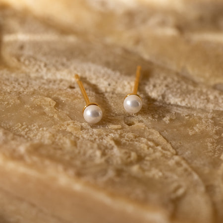Delicados pendientes de perlas