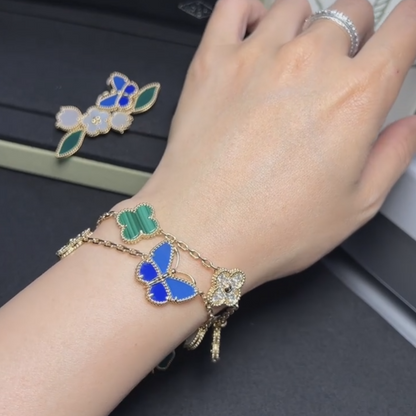 [LUXE]PULSERA CON 5 MOTIVOS DE LUCKY SPRING