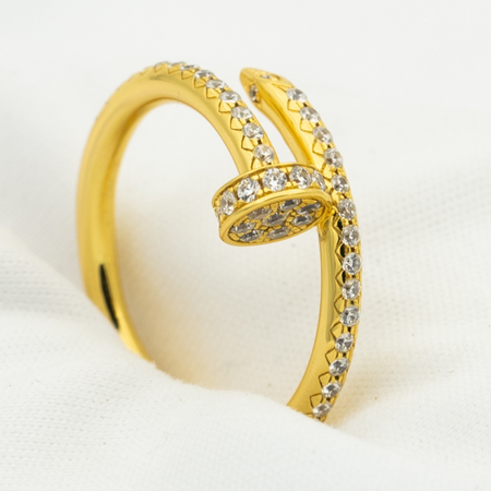 [LUXE]JUSTE ANILLO ORO 1.8MM DIAMANTES