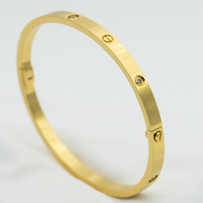 [LUXE]PULSERA LOVE 3,65 MM 6 DIAMANTES