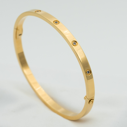 [LUXE]PULSERA LOVE 3,65 MM 10 DIAMANTES