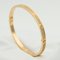 [LUXE] PULSERA LOVE DE 3,65 MM CON PAVÉ DE DIAMANTES