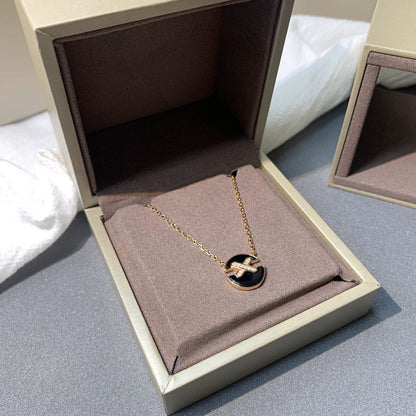[LUXE]COLLAR JEUX DE ORO ROSA Y DIAMANTES