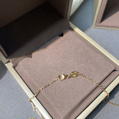 [LUXE]COLLAR JEUX DE ORO ROSA Y DIAMANTES