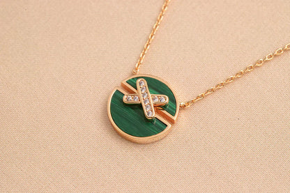 [LUXE]COLLAR JEUX DE ORO ROSA Y DIAMANTES
