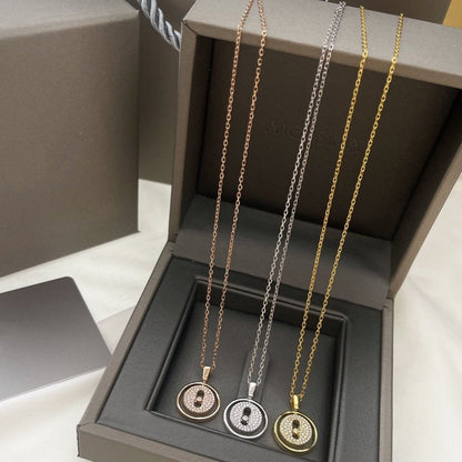 [LUXE] LUCKY MOVER PM PAVED NECKLACE