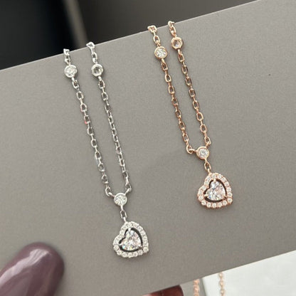 [LUXE] JOY HEART DIAMOND NECKLACE