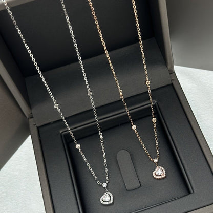 [LUXE] JOY HEART DIAMOND NECKLACE