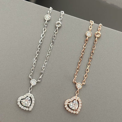[LUXE] JOY HEART DIAMOND NECKLACE