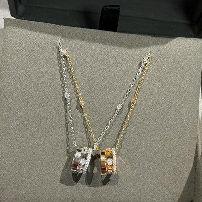 [LUXE] CHAIN MOVE ROMANE PEDAND NECKLACE