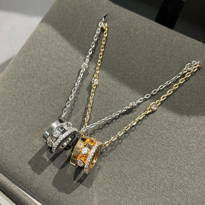 [LUXE] CHAIN MOVE ROMANE PEDAND NECKLACE