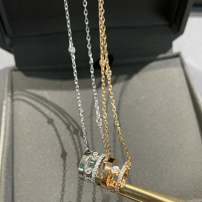 [LUXE] CHAIN MOVE ROMANE PEDAND NECKLACE