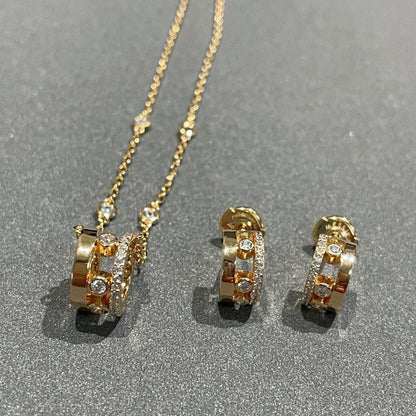 [LUXE] CHAIN MOVE ROMANE PEDAND NECKLACE