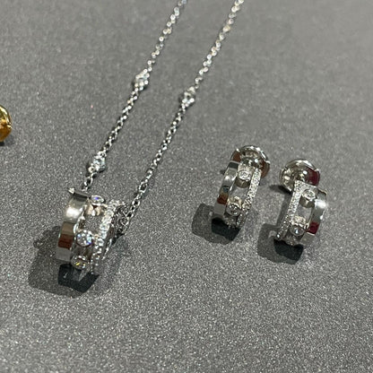 [LUXE] CHAIN MOVE ROMANE PEDAND NECKLACE