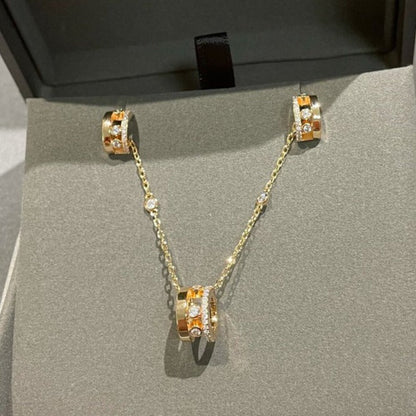 [LUXE] CHAIN MOVE ROMANE PEDAND NECKLACE