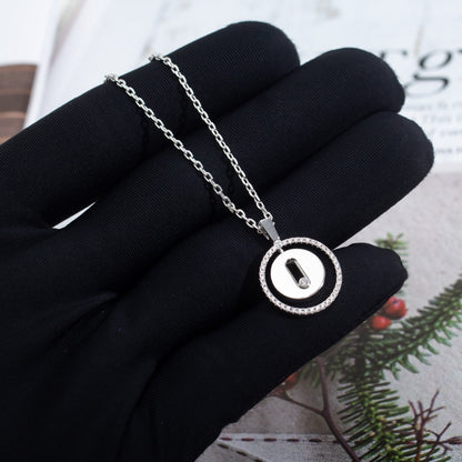 [LUXE] LUCKY MOVE PM NECKLACE SILVER DIAMOND