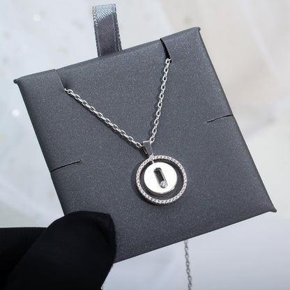 [LUXE] LUCKY MOVE PM NECKLACE SILVER DIAMOND