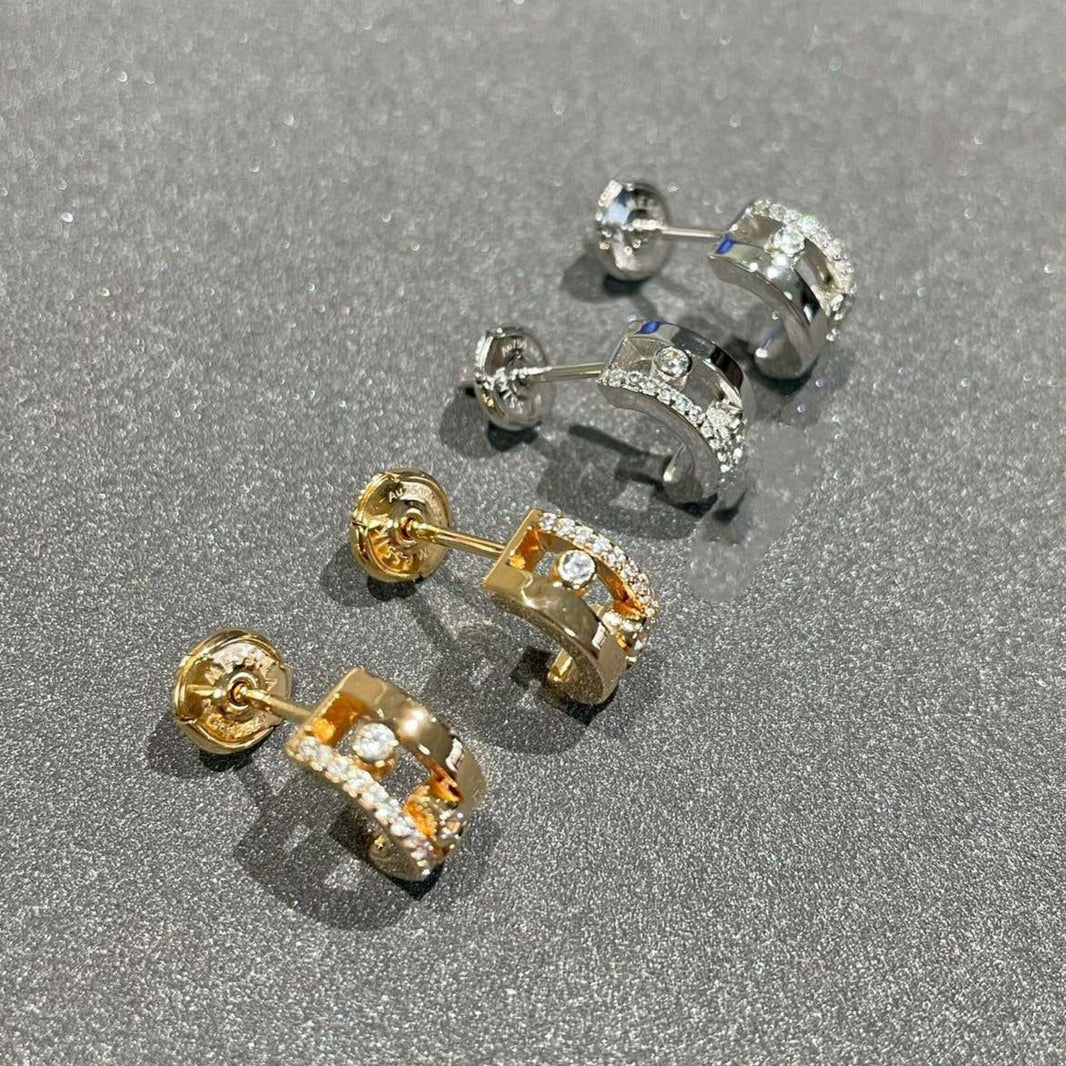 [LUXE] MOVE ROMANE EARRINGS DIAMOND