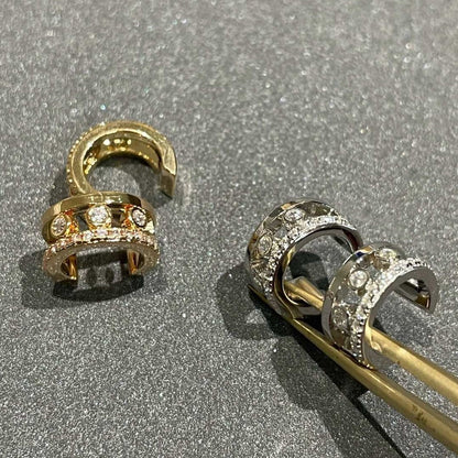 [LUXE] MOVE ROMANE EARRINGS DIAMOND