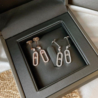 [LUXE] DORMEUSES MOVE UNO DIAMOND EARRINGS