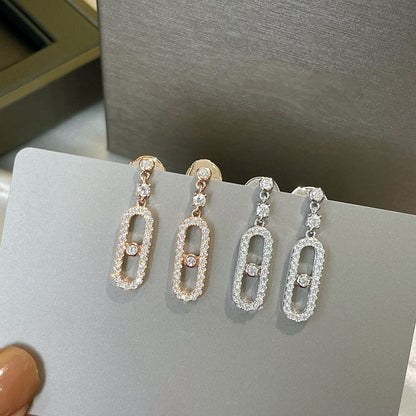 [LUXE] DORMEUSES MOVE UNO DIAMOND EARRINGS