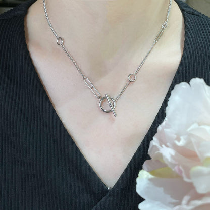 [LUJO]HM STERLING CHAINE D'ANCRE CORAZÓN