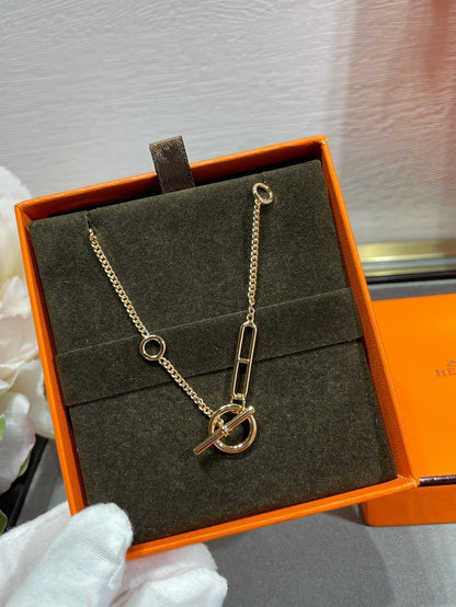 [LUJO]HM STERLING CHAINE D'ANCRE CORAZÓN