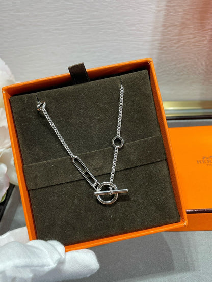 [LUJO]HM STERLING CHAINE D'ANCRE CORAZÓN