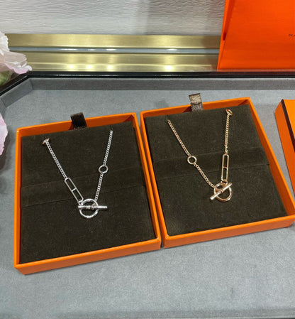 [LUJO]HM STERLING CHAINE D'ANCRE CORAZÓN