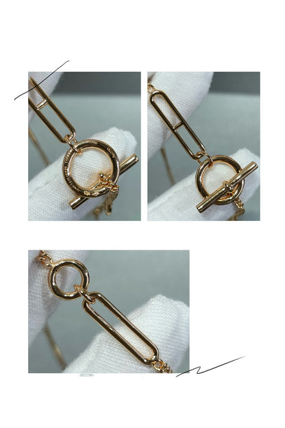 [LUJO]HM STERLING CHAINE D'ANCRE CORAZÓN